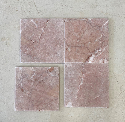 Aries Rosa Crema Tumbled Marble